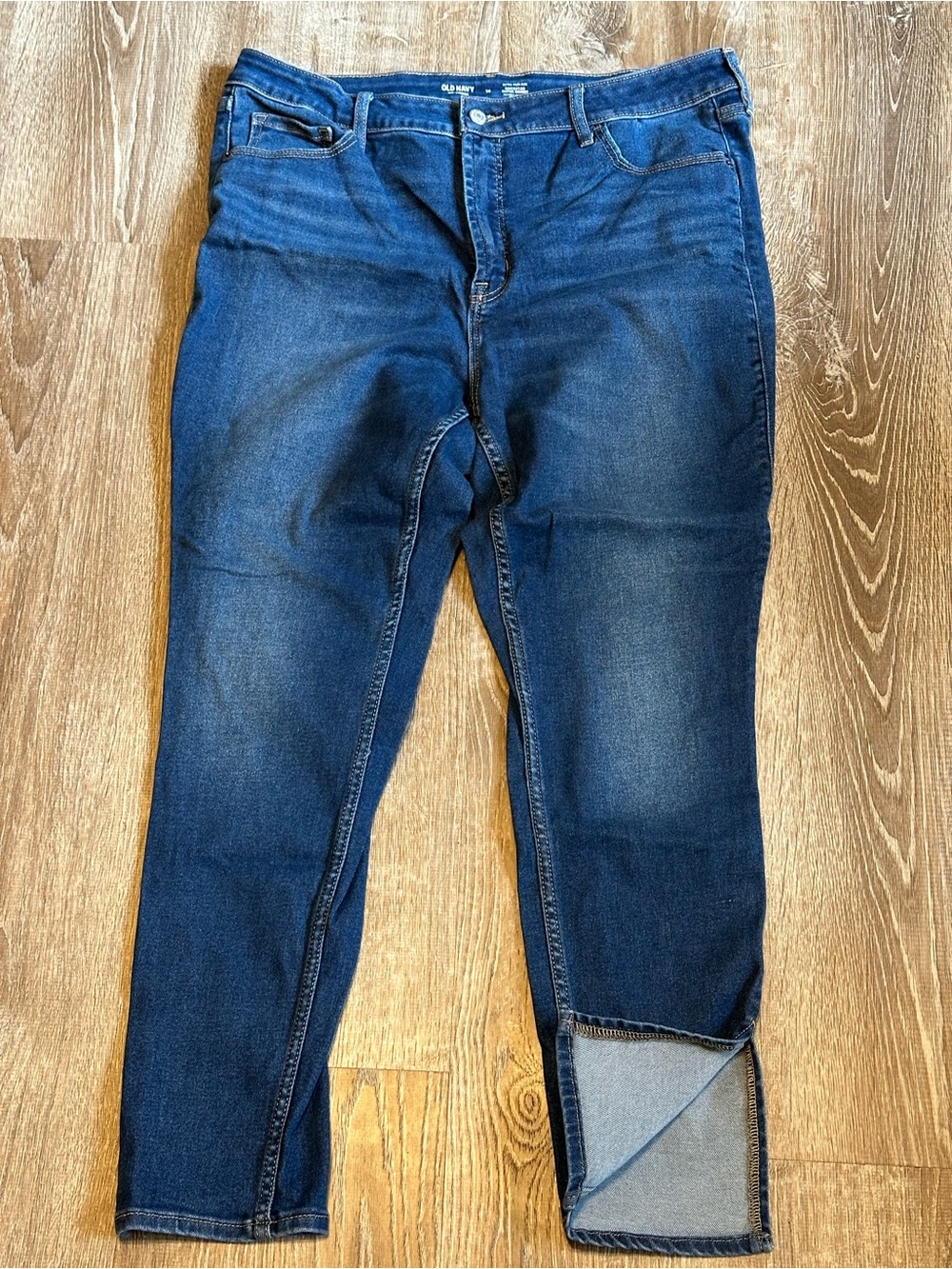 Old Navy Women's Blue Stretch Jeggings - Slim Fit